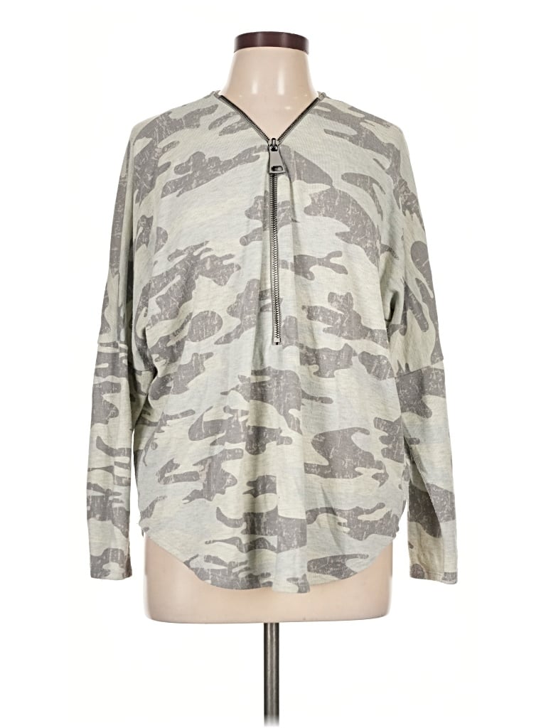 Pre-owned Ariella Cardigan Sweater In Gray