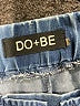 Do & Be 100% Cotton Color Block Blue Jeans Size M - photo 7