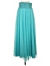 City Triangles 100% Polyester Teal Formal Skirt Size 1 - photo 1