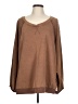 Pol Brown Pullover Sweater Size L - photo 1