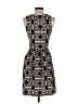 Buttons Graphic Black Casual Dress Size S - photo 2