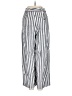 Joules 100% Viscose Stripes Silver Casual Pants Size 2 - photo 2