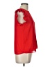 Naked Zebra 100% Polyester Red Short Sleeve Top Size L - photo 4