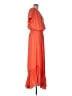 Ramy Brook 100% Polyester Orange Cocktail Dress Size L - photo 4