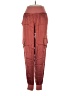 Fate 100% Viscose Red Cargo Pants Size XS - photo 1