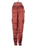 Fate 100% Viscose Red Cargo Pants Size XS - photo 2