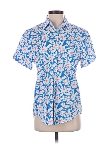 J.Crew Factory Store Short Sleeve Button-Down Shirt (view 1)