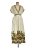 Max Studio Paisley Ivory Casual Dress Size L - photo 1