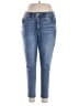 Democracy Solid Blue Jeans Size 16 - photo 1