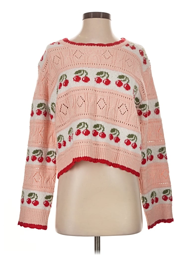 Pre-owned Sadie & Sage Pullover Sweater In Pink