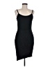 HEATHER Solid Black Cocktail Dress Size 8 - photo 1