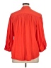 Chico's 100% Polyester Orange 3/4 Sleeve Blouse Size XL (3) - photo 2