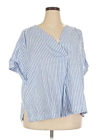 Max Studio Short Sleeve Blouse (view 1)