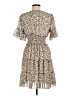Max Studio 100% Polyester Floral Tan Cocktail Dress Size M - photo 2