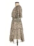 Max Studio 100% Polyester Floral Tan Cocktail Dress Size M - photo 5