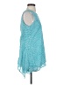 Fever 100% Polyester Teal Sleeveless Blouse Size S - photo 4
