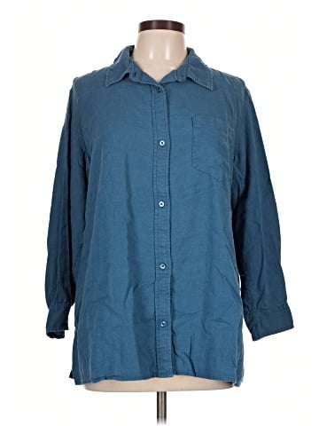 Coldwater Creek 3/4 Sleeve Button-Down Shirt (view 1)