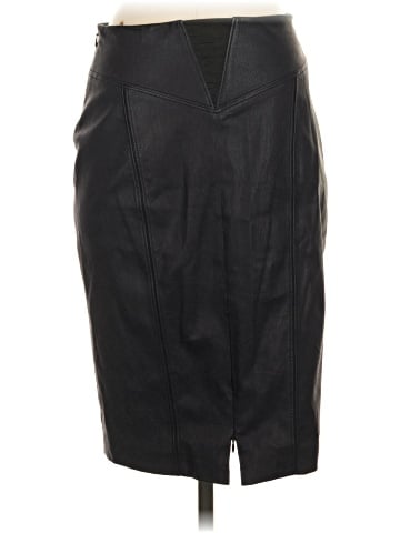 Elie Tahari Leather Skirt (view 2)