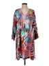 Natori 100% Polyester Print Red Casual Dress Size S - photo 1