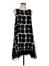 Max Studio 100% Polyester Graphic Black Casual Dress Size L - photo 1
