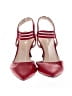 Jenn Ardor Color Block Red Heels Size 7 - photo 2