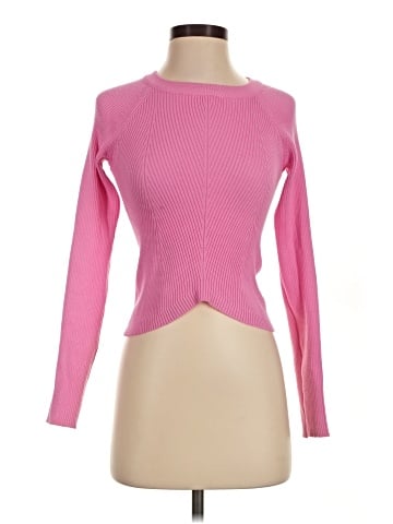Pink Rose Long Sleeve T-Shirt (view 1)