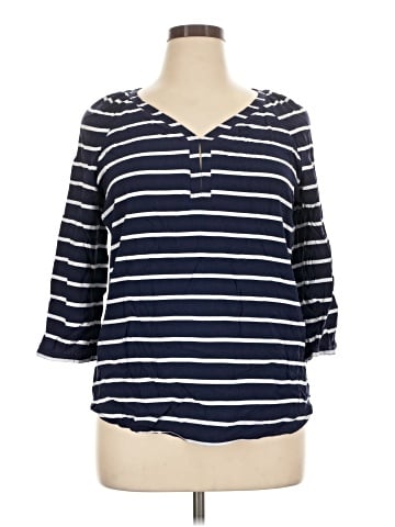 St. John's Bay 3/4 Sleeve Top (view 1)