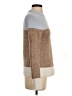 Ann Taylor Color Block Tan Turtleneck Sweater Size XS - photo 4
