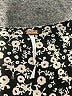 Free People 100% Rayon Animal Print Black Jumpsuit Size 8 - photo 4