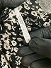 Free People 100% Rayon Animal Print Black Jumpsuit Size 8 - photo 5