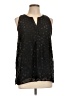Adrienne Vittadini Black Sleeveless Blouse Size L - photo 1