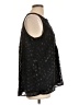 Adrienne Vittadini Black Sleeveless Blouse Size L - photo 4
