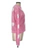 Pol 100% Polyester Hearts Pink Pullover Sweater Size L - photo 4