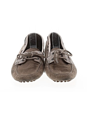 Brunello Cucinelli suede boat shoes (view 2)