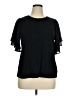 MICHAEL Michael Kors Black Short Sleeve Top Size 1X - photo 1