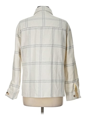 Kendall & Kylie 3/4 Sleeve Button-Down Shirt (view 2)