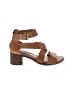 Steve Madden 100% Leather Brown Sandals Size 6 - photo 1