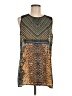 CAbi Print Multi Color Gold Sleeveless Top Size M - photo 1
