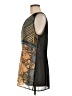 CAbi Print Multi Color Gold Sleeveless Top Size M - photo 5