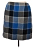 Talbots Plaid Blue Wool Skirt Size 18 - photo 2