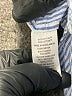 Lola River 100% Cotton Stripes Blue 3/4 Sleeve Button-Down Shirt Size L - photo 8