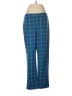 Chaps Plaid Blue Casual Pants Size M - photo 1
