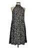 MSK Animal Print Black Cocktail Dress Size M - photo 1