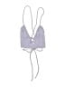 RVCA Tweed Purple Swimsuit Top Size S - photo 1