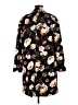 T Tahari Floral Black Coat Size M - photo 2