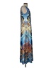 One World Paisley Blue Casual Dress Size S - photo 4