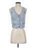 Zara Blue Denim Vest Size XS - photo 1
