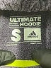 Adidas 100% Polyester Gray Pullover Hoodie Size S - photo 9