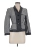 Akris Punto Chevron-herringbone Gray Blazer Size 6 - photo 1