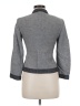 Akris Punto Chevron-herringbone Gray Blazer Size 6 - photo 2